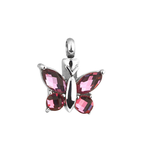 Pendentif reliquaire Papillion cendre - Urne Cinéraire Lambert