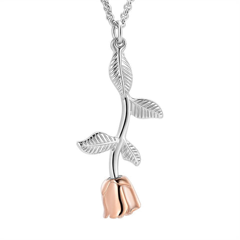 Pendentif en forme de rose pour cendre cendre - Urne Cinéraire Lambert