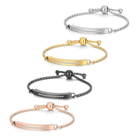 Bracelet en acier inoxydable, porte-cendres, avec zircon cendre - Urne Cinéraire Lambert