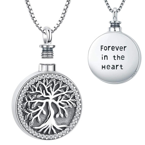 Pendentif Arbre de Vie, Forever in my Heart cendre - Urne Cinéraire Lambert