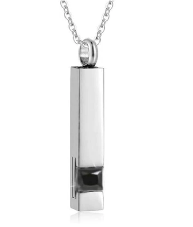 Pendentif pour cendre avec pierre de naissance cendre - Urne Cinéraire Lambert