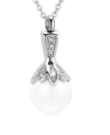 Pendentif avec Perle cendre - Urne Cinéraire Lambert