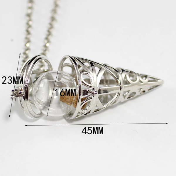 Pendentif étoile pentogramme médaillon cône. cendre - Urne Cinéraire Lambert